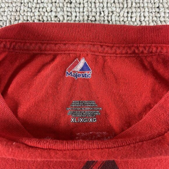 Cincinnati Reds Joey Votto Graphic Shirt Men’s XL Majestic Helmet Jersey Y2K - Picture 7 of 13